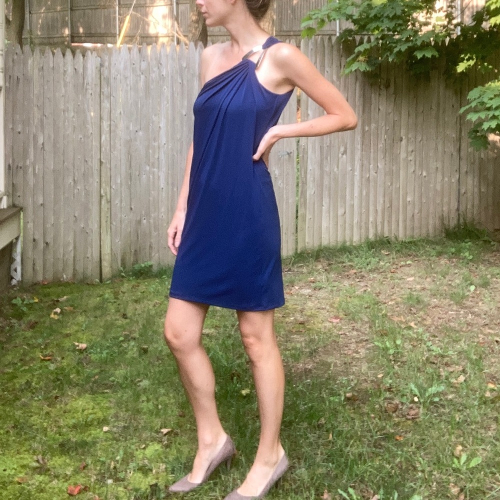 🌷Host Pick🌷NWT Michael Kors One Shoulder Formal Evening Dress